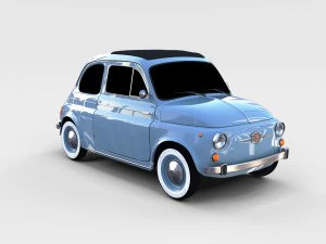 fiat 500 pack 3D Model
