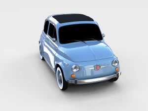 fiat 500 pack 3D Model