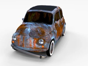 fiat 500 pack 3D Model