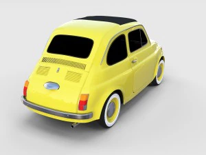 fiat 500 pack 3D Model
