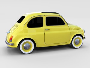 fiat 500 pack Modelo 3D