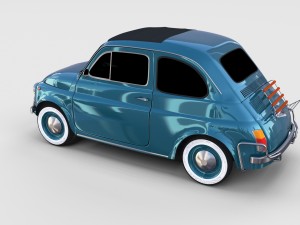 fiat 500 pack Modelo 3D