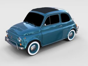 fiat 500 pack 3D Model
