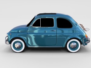 fiat 500 pack Modelo 3D