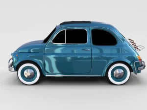 fiat 500 pack 3D Model