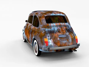 fiat 500 pack 3D Model