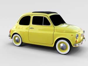 fiat 500 pack Modelo 3D