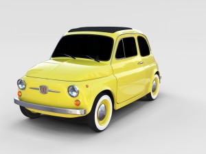 fiat 500 pack Modelo 3D
