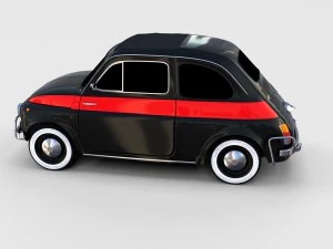 fiat 500 pack 3D Model