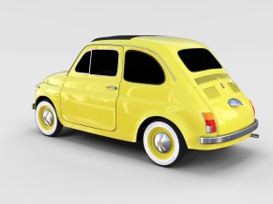 fiat 500 pack Modelo 3D