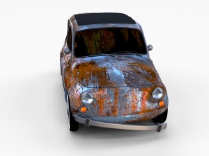 fiat 500 pack Modelo 3D