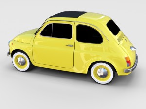 fiat 500 pack Modelo 3D