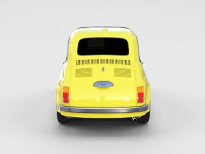 fiat 500 pack 3D Model