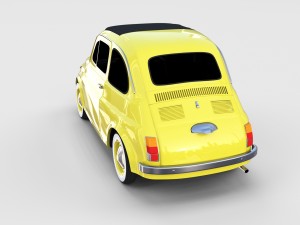 fiat 500 pack Modelo 3D