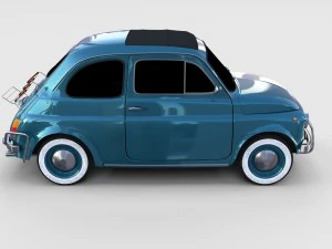 fiat 500 pack 3D Model