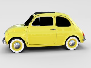fiat 500 pack Modelo 3D