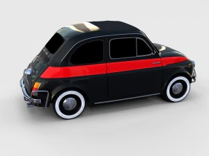 fiat 500 pack 3D Model