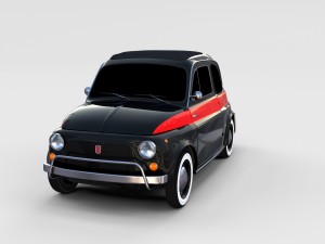 fiat 500 pack Modelo 3D