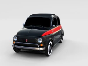 fiat 500 pack 3D Model