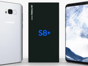 Samsung Galaxy S8 Plus Arktisches Silber 3D Modell