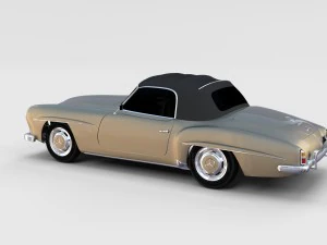 mercedes 190sl pack 3D Model