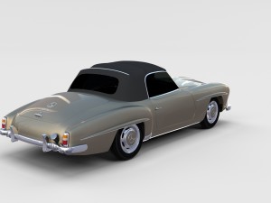 mercedes 190sl pack 3D 模型