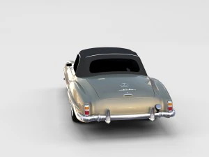 mercedes 190sl pack 3D Model