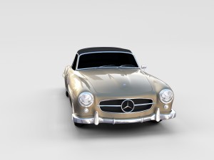 mercedes 190sl pack 3D 模型