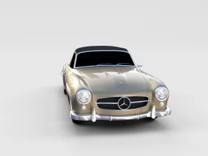 mercedes 190sl pack 3D Model