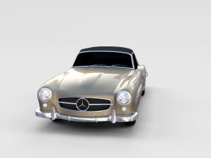 mercedes 190sl pack 3D 模型