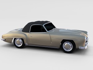 mercedes 190sl pack 3D 模型