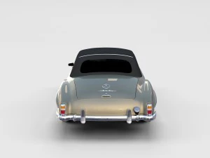 mercedes 190sl pack 3D Model