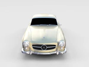 mercedes 190sl pack 3D Model