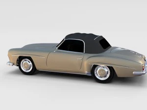 mercedes 190sl pack 3D Model