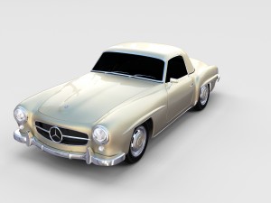 mercedes 190sl pack 3D 模型