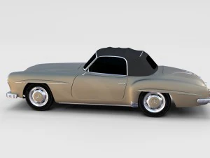 mercedes 190sl pack 3D Model