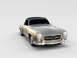 mercedes 190sl pack 3D 模型