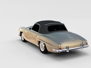 mercedes 190sl pack 3D 模型