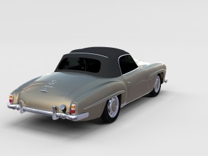 mercedes 190sl pack 3D 模型