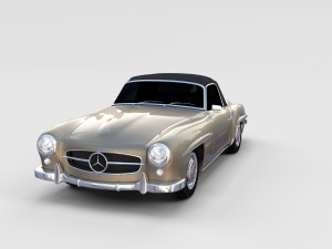 mercedes 190sl pack 3D 模型
