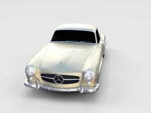 mercedes 190sl pack 3D Model