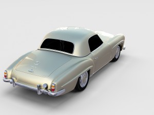 mercedes 190sl pack 3D 模型