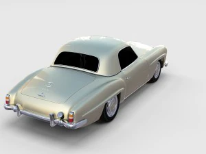mercedes 190sl pack 3D Model
