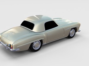 mercedes 190sl pack 3D 模型