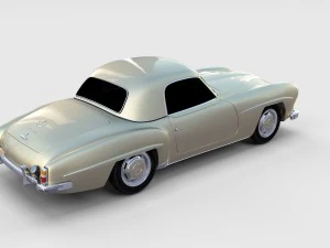 mercedes 190sl pack 3D Model