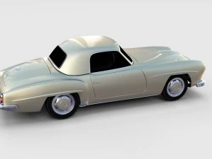mercedes 190sl pack 3D Model