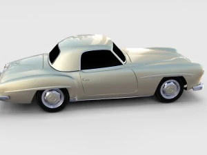 mercedes 190sl pack 3D Model