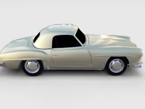 mercedes 190sl pack 3D Model