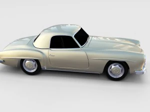 mercedes 190sl pack 3D Model