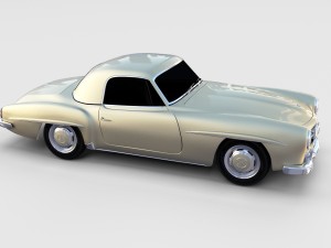 mercedes 190sl pack 3D 模型